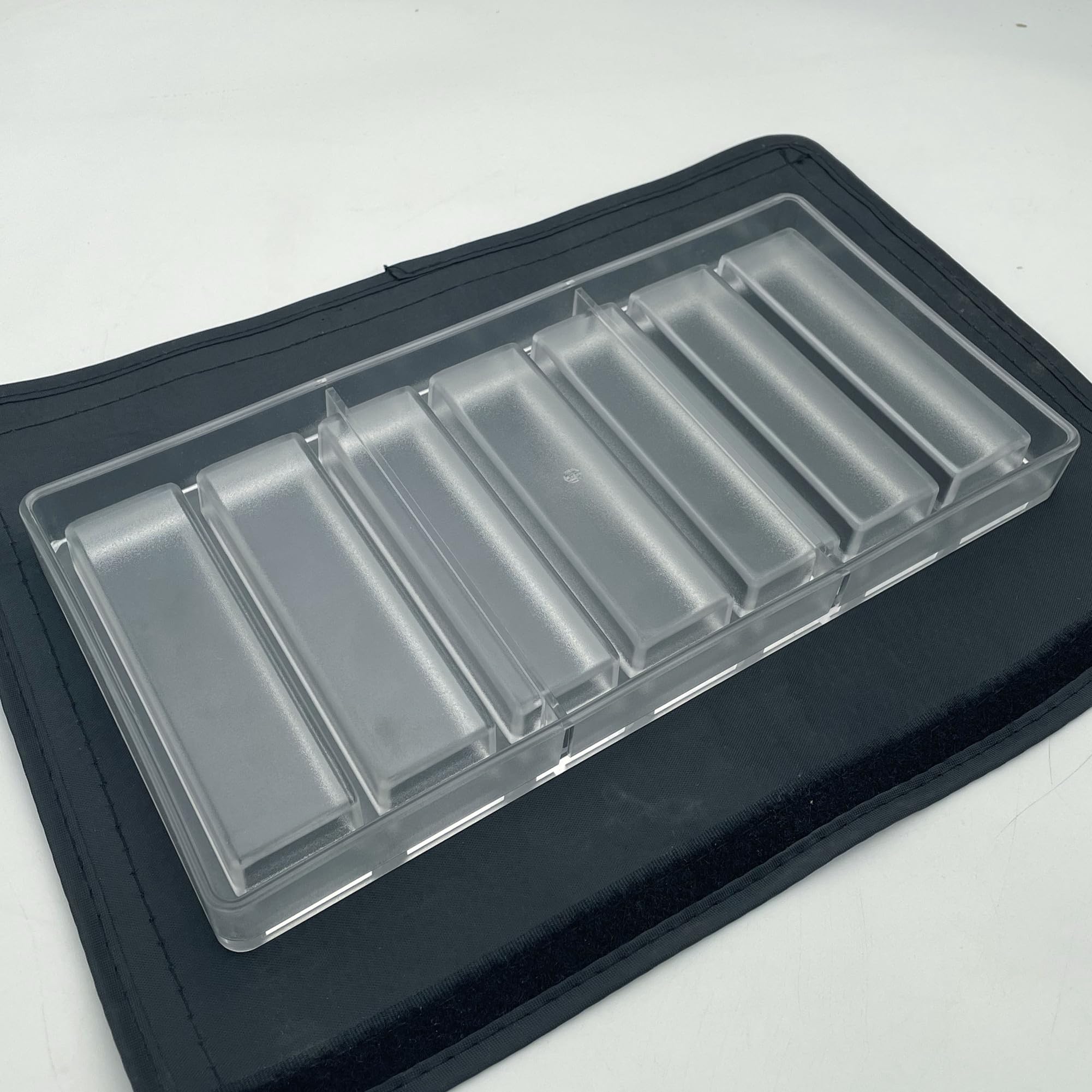 Deep filling design of Goldbaking mold for layered chocolate bars