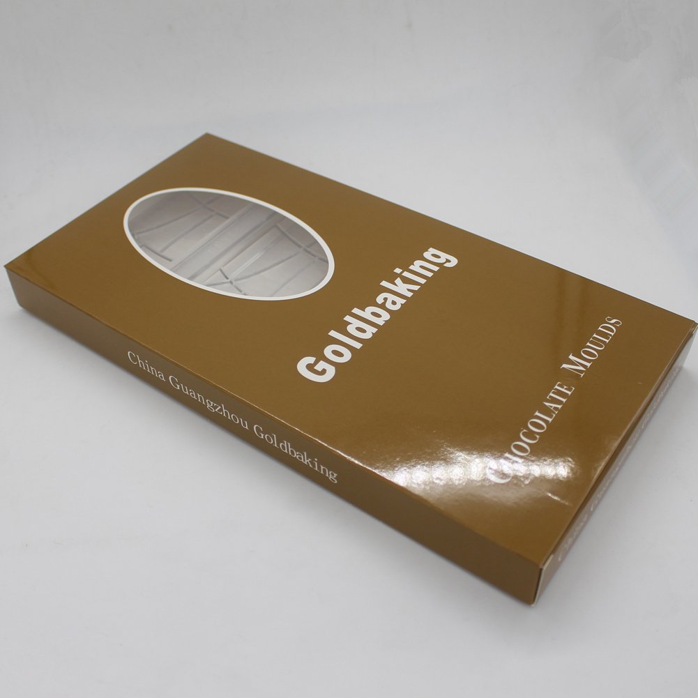 Goldbaking plain bar mold fridge cooling step illustrates chill time for clean release