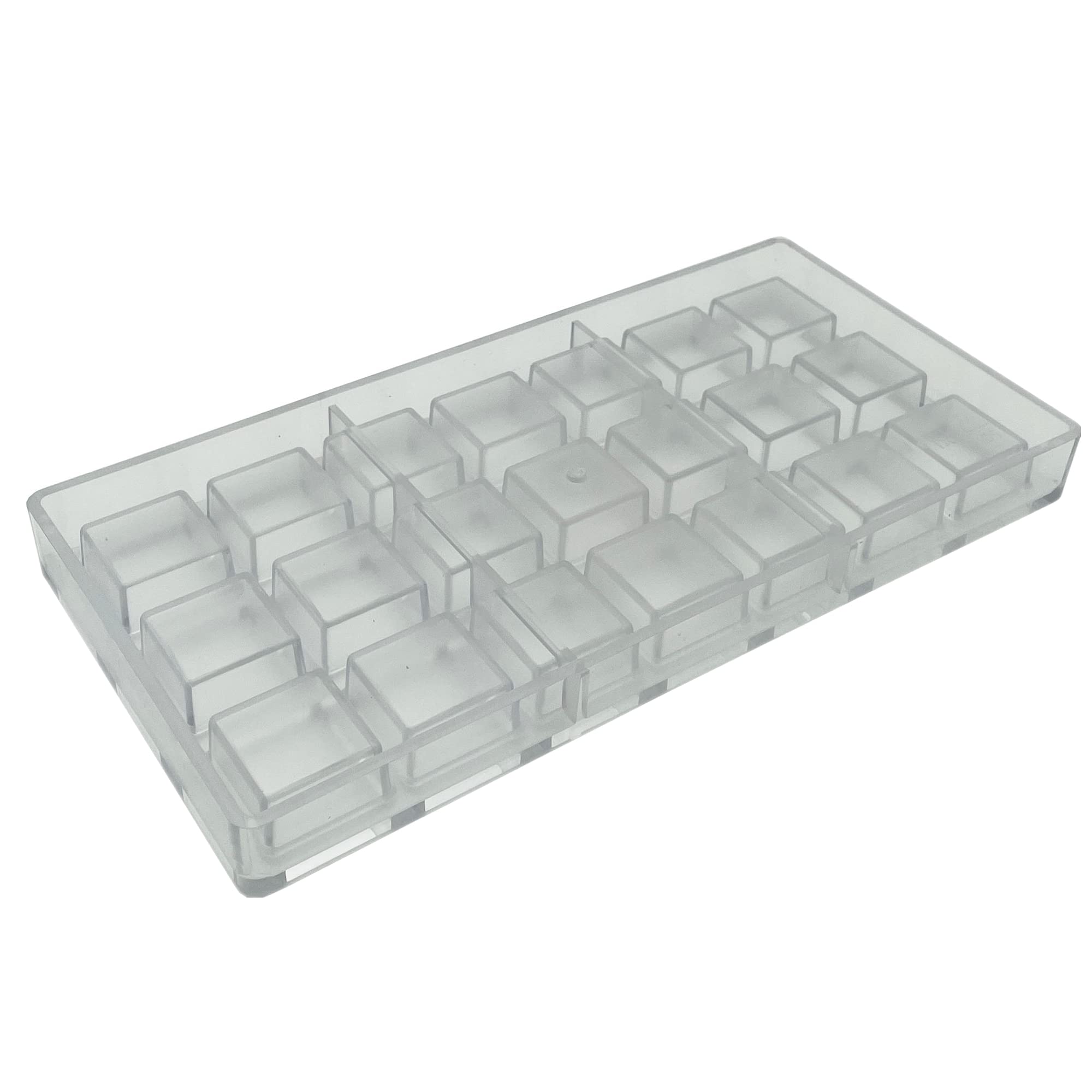 Goldbaking square chocolate mould versatile for candy and ice cubes