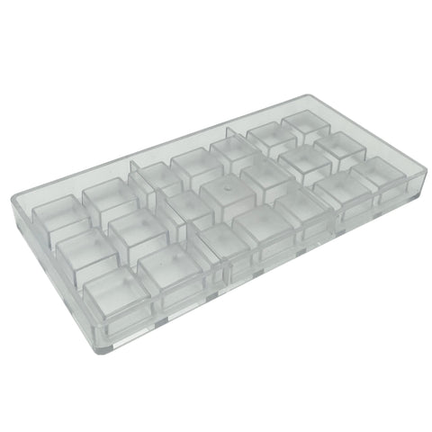 Goldbaking square chocolate mould versatile for candy and ice cubes