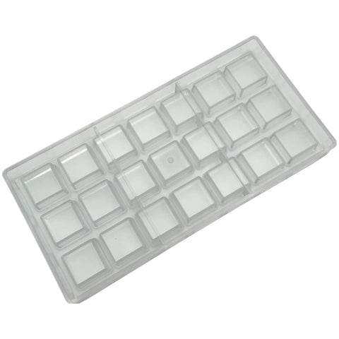 Goldbaking square mould even cavity edges for uniform pieces