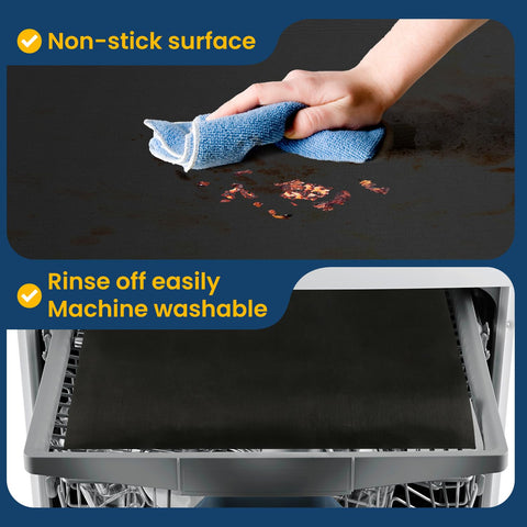 Goldeer BPA- and PFOA-free nonstick liner for safe ovens.