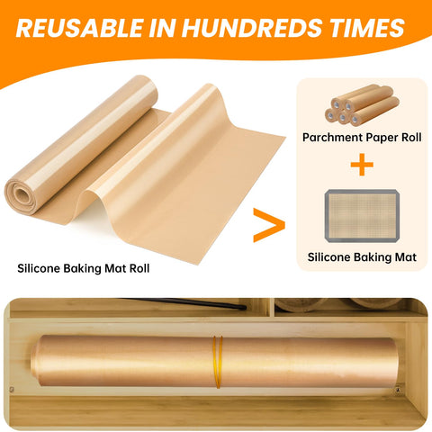 Goldeer silicone mat in dishwasher for quick cleaning