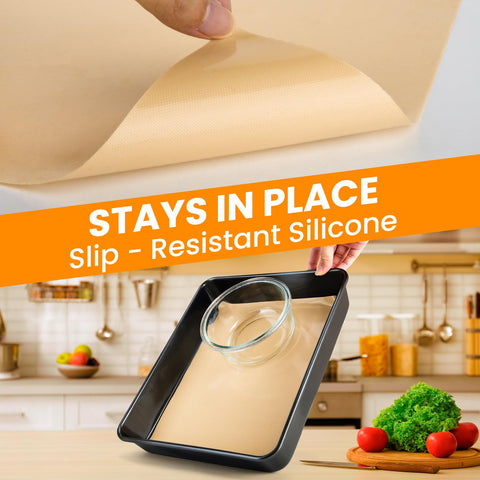Goldeer silicone oven liner protecting countertops and lining ovens