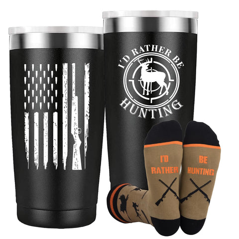 Golden Associate insulated tumbler 20oz for hot coffee on outdoor hunts