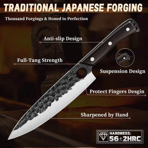 Golden Bird 6-inch utility knife for versatile kitchen tasks.