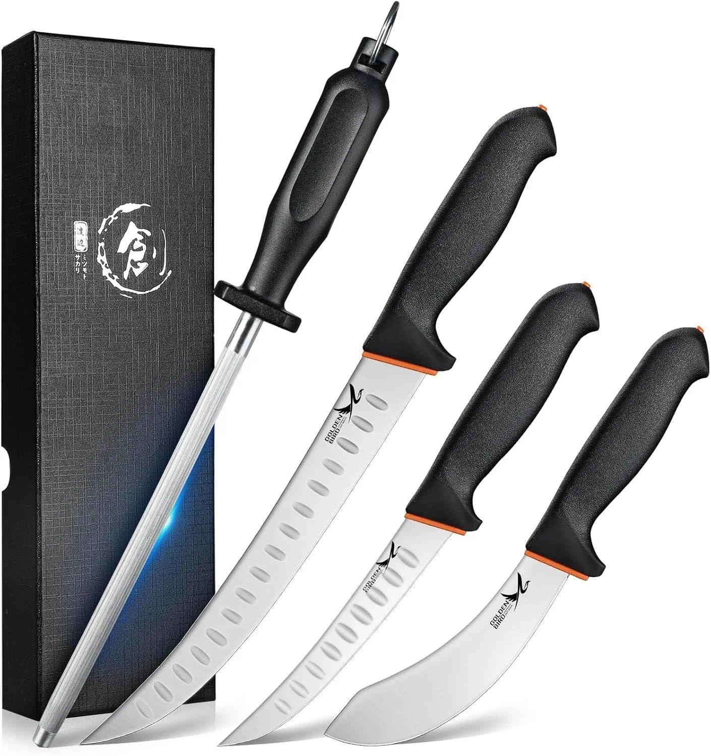 Golden Bird 6-inch boning knife ready for precise meat prep