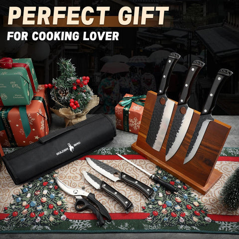 Golden Bird 7.5-inch boning knife for clean meat prep.