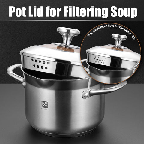 GOLDEN KEY stainless steel body for durable everyday cooking.