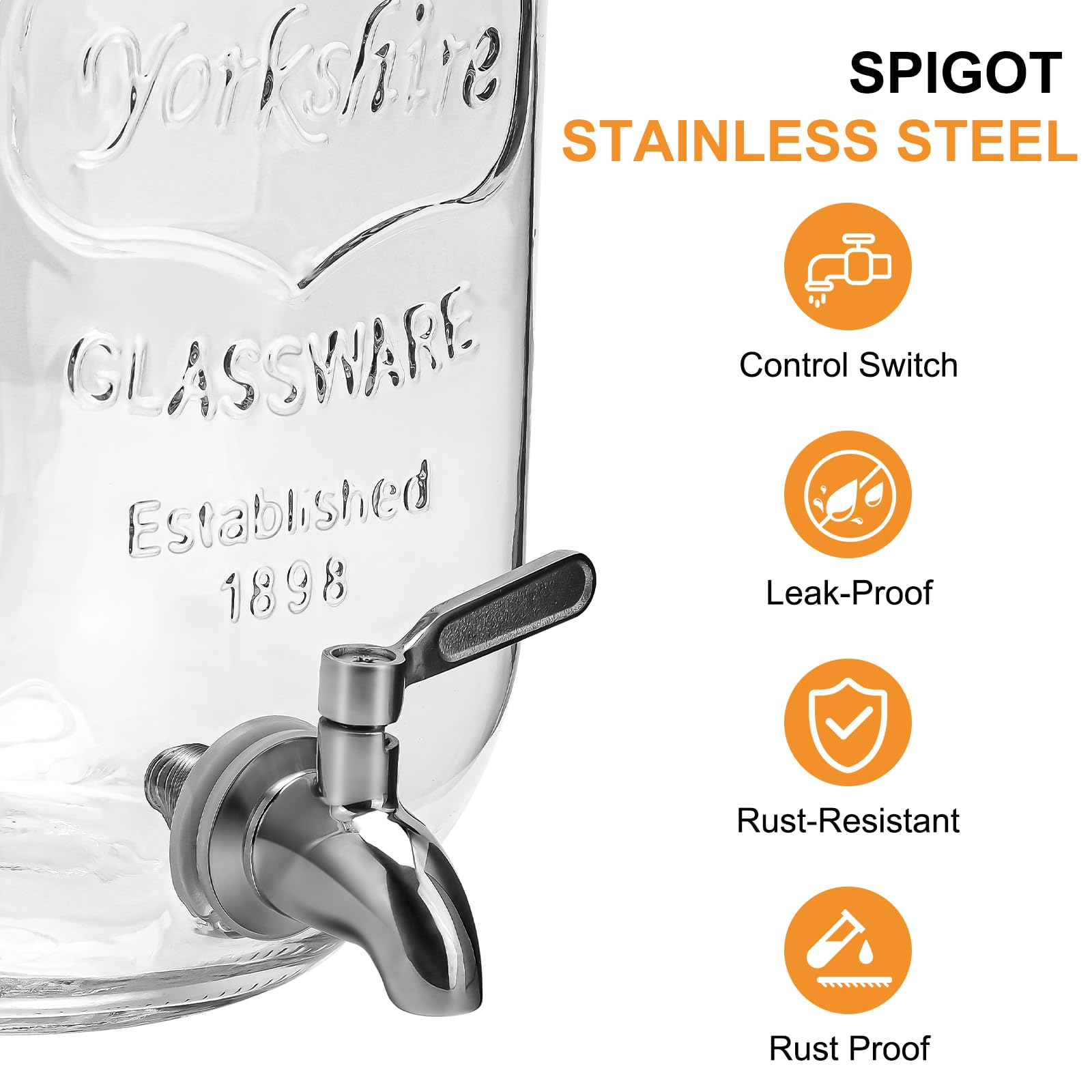 Goldfishwa wide-mouth design simplifies filling and cleaning after use.