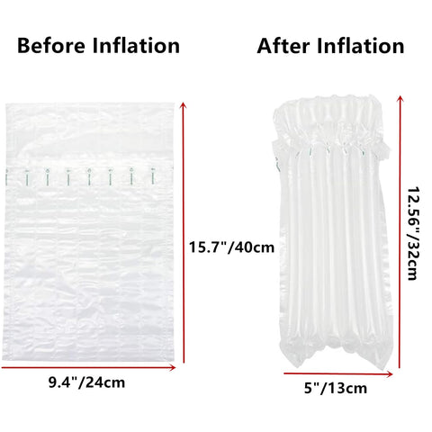 Goldhik inflatable bubble wrap showing 14 independent columns.
