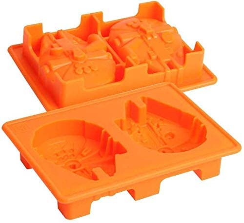 Gold INKU Death Star silicone mold for dramatic party treats.