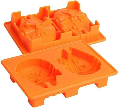 Gold INKU Death Star silicone mold for dramatic party treats.