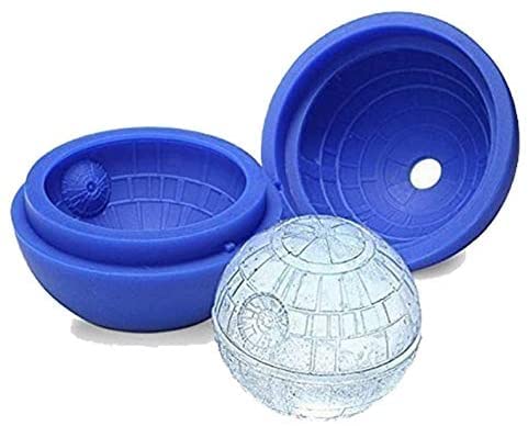 Gold INKU R2-D2 silicone mold adds playful ice shapes.