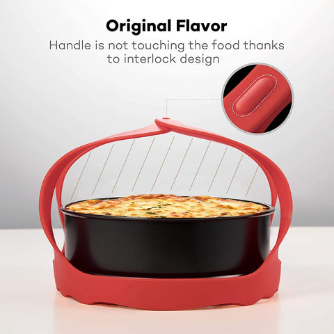 Goldlion silicone sling lifter doubles as an egg steamer rack.