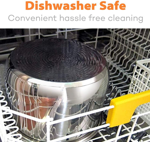 Stain-resistant stainless steel maintains a clean appearance over time.