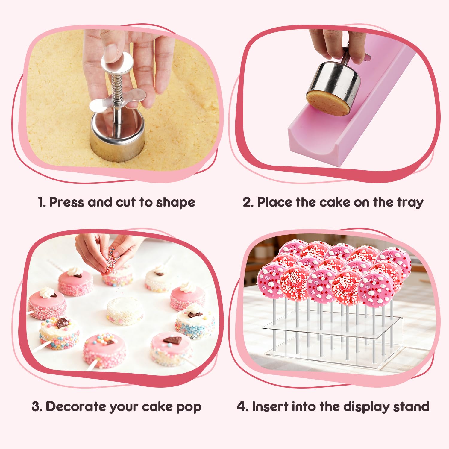 Goldusk cake pop sticks 100-count for quick assembly and fun decorating