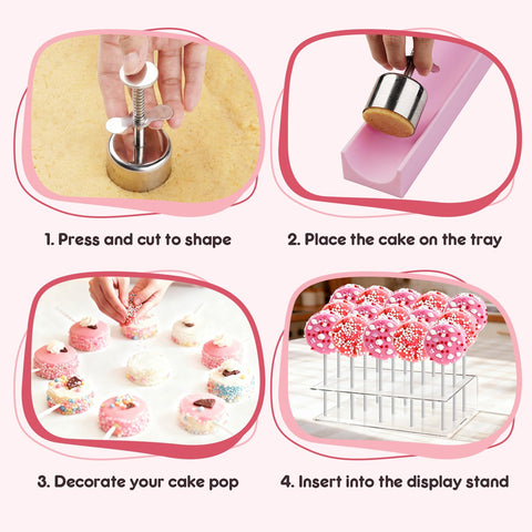 Goldusk cake pop sticks 100-count for quick assembly and fun decorating
