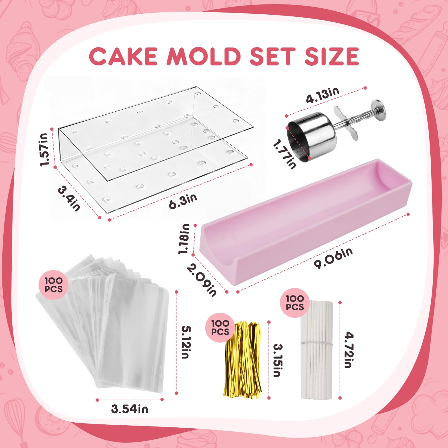 Goldusk kit cleanup: dishwasher-safe mold and tray simplify post-baking cleanup