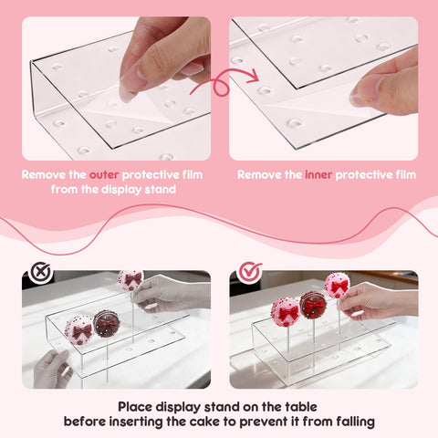 Goldusk one-push release feature ensures smooth, flawless cake pop release