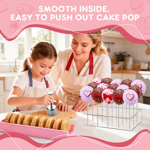 Goldusk stainless steel cake pop cutter delivers clean, consistent shapes every time