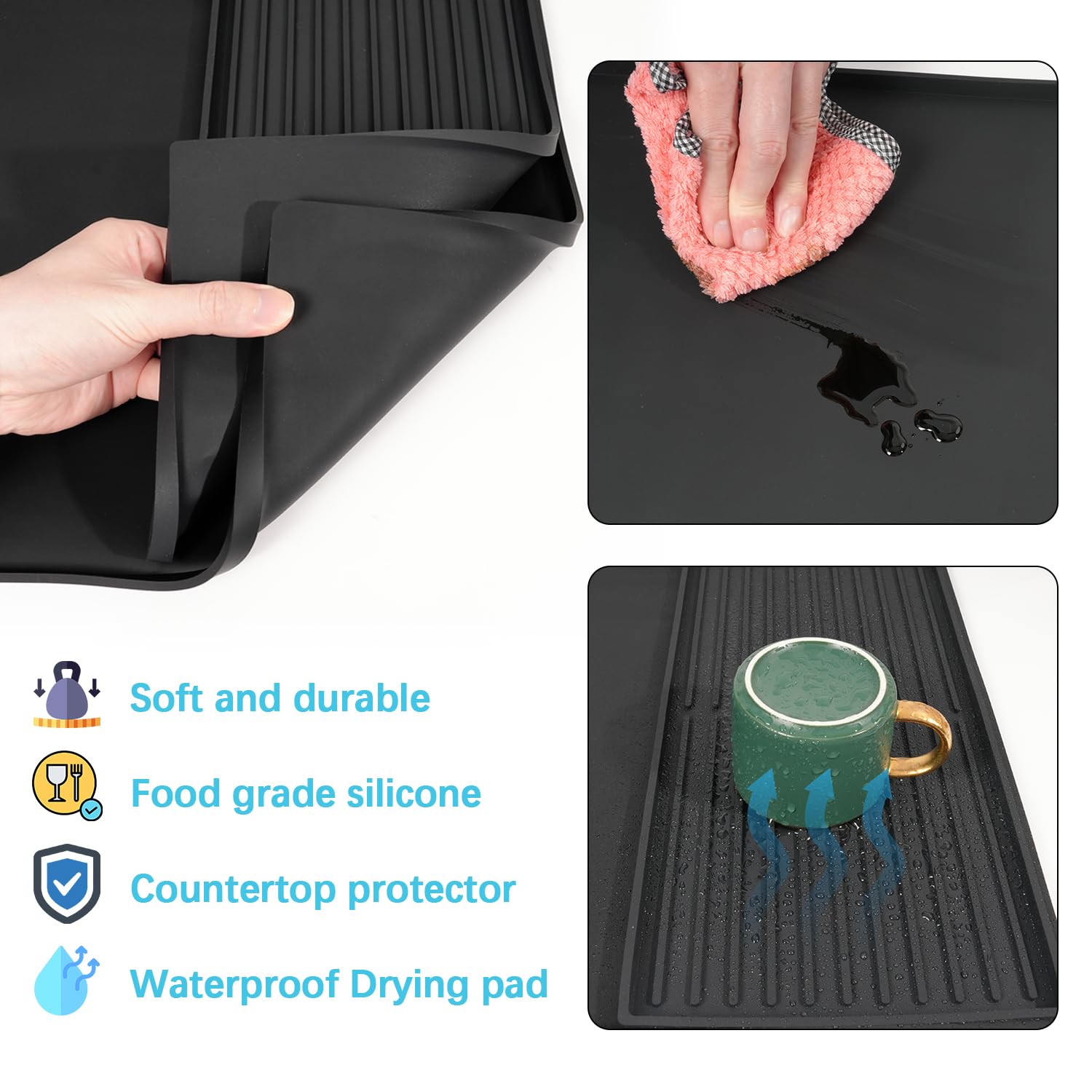 Golener heat-resistant trivet keeps hot pots from damaging countertops