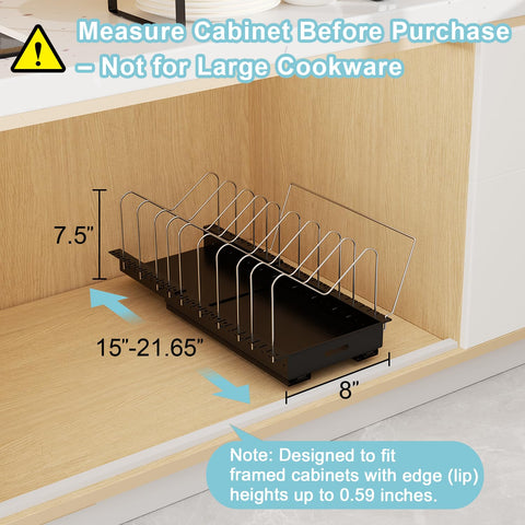 Golener heavy-duty metal frame resists rust for long-lasting kitchen organization.