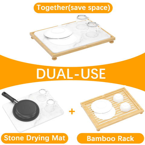 Golener stone drying mat also useful as a bathroom sink tray