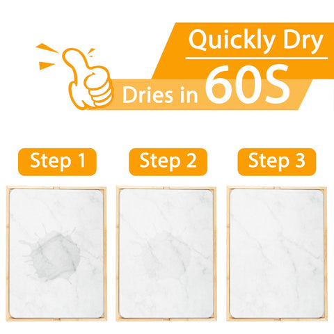 Golener stone drying tray over the sink for quick access