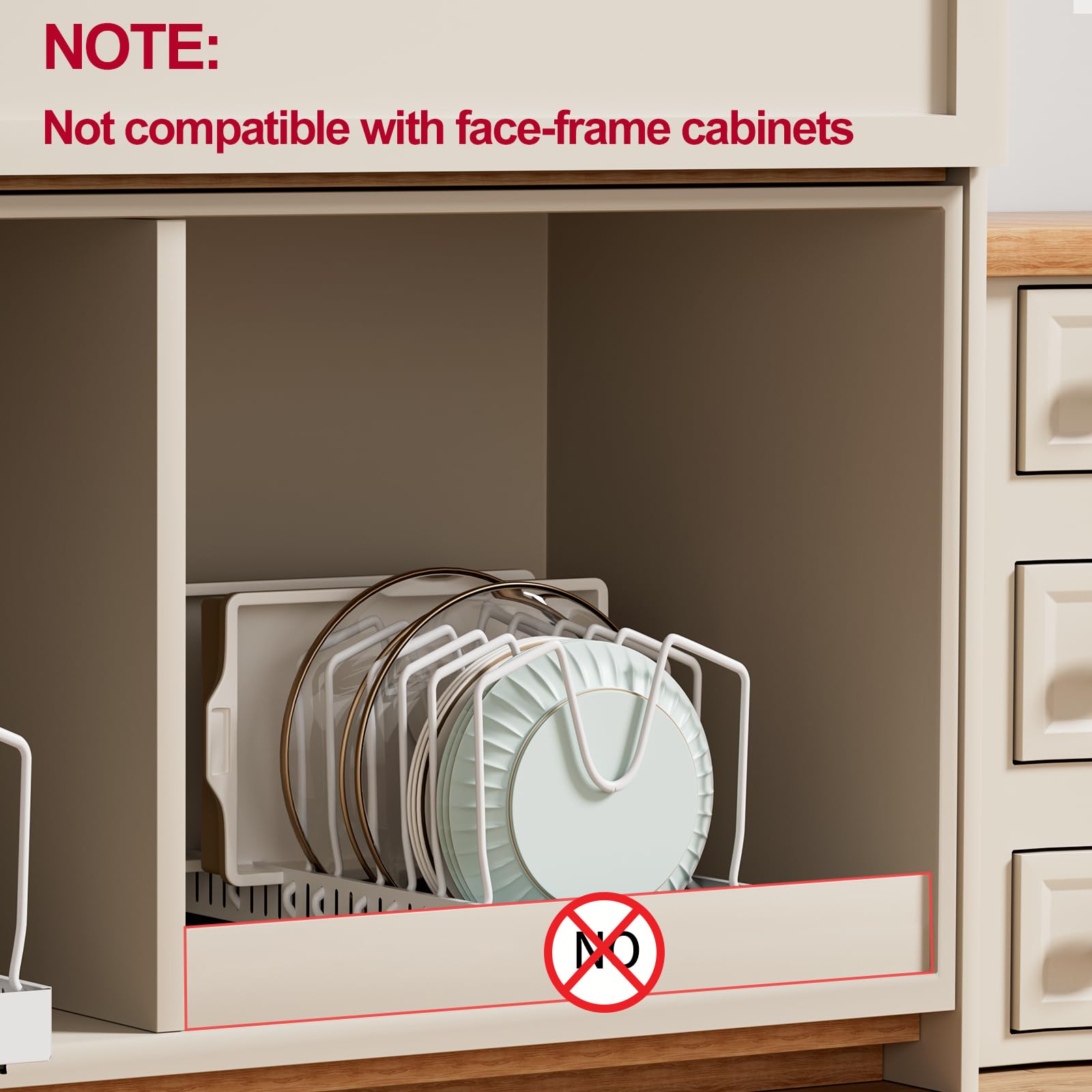 GoMaihe slide-out drawer rails simplify access to bakeware and dishes