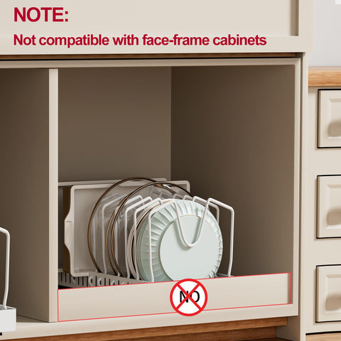 GoMaihe slide-out drawer rails simplify access to bakeware and dishes