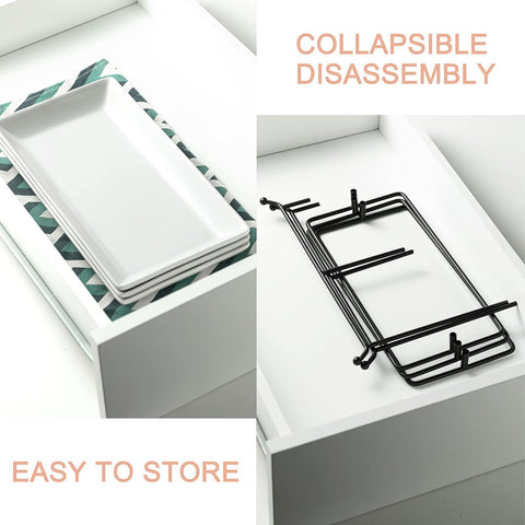 Gomakren dessert display on porcelain stand sweet treats ready