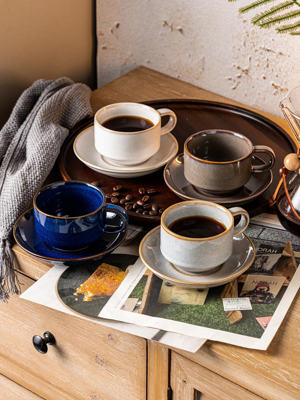 Compact Gomakren stack fits in small kitchens or dorm rooms