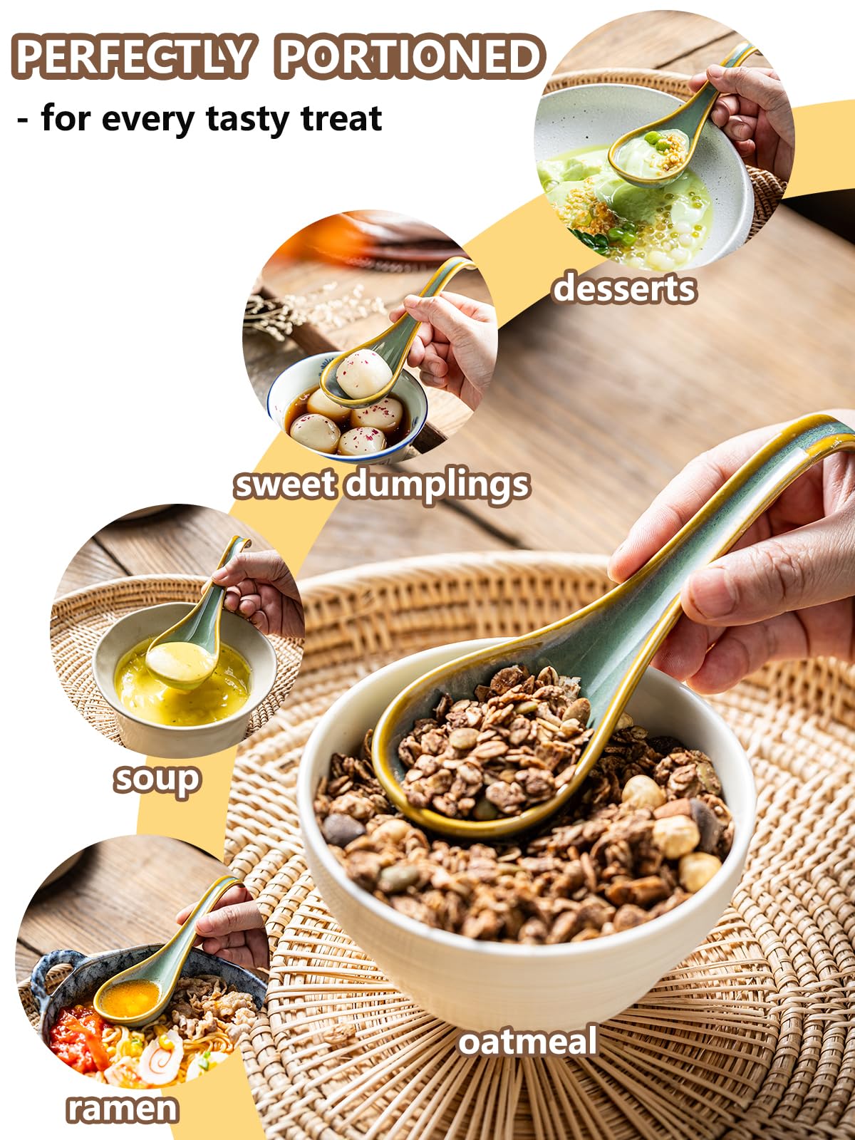 Gomakren elegant spoons suit both casual and formal dining