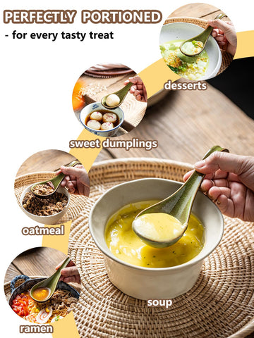 Gomakren spoons are lead-free and cadmium-free for safe hot serving.