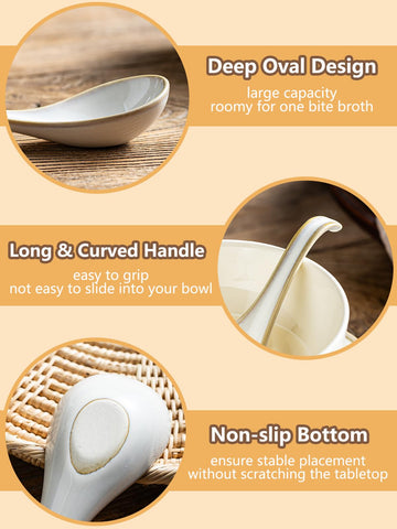 Gomakren spoons in a dining setup for versatile meals.