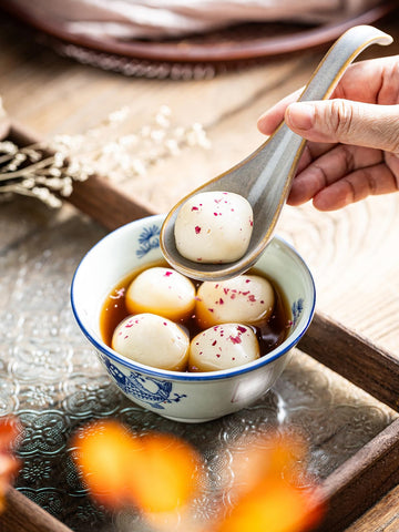 Gomakren soup spoons multiuse for miso, dumplings, yogurt.