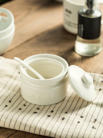Gomakren storage container styled for modern farmhouse countertops