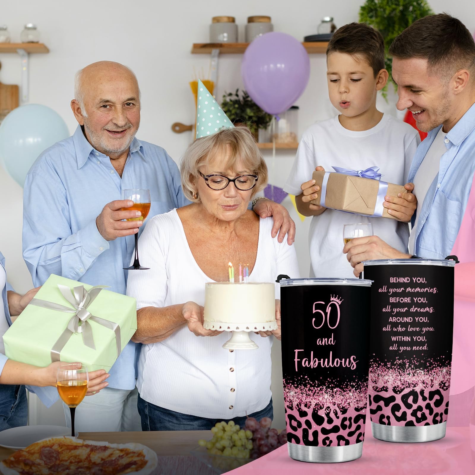 GoMelley 50 and Fabulous message tumbler on the go