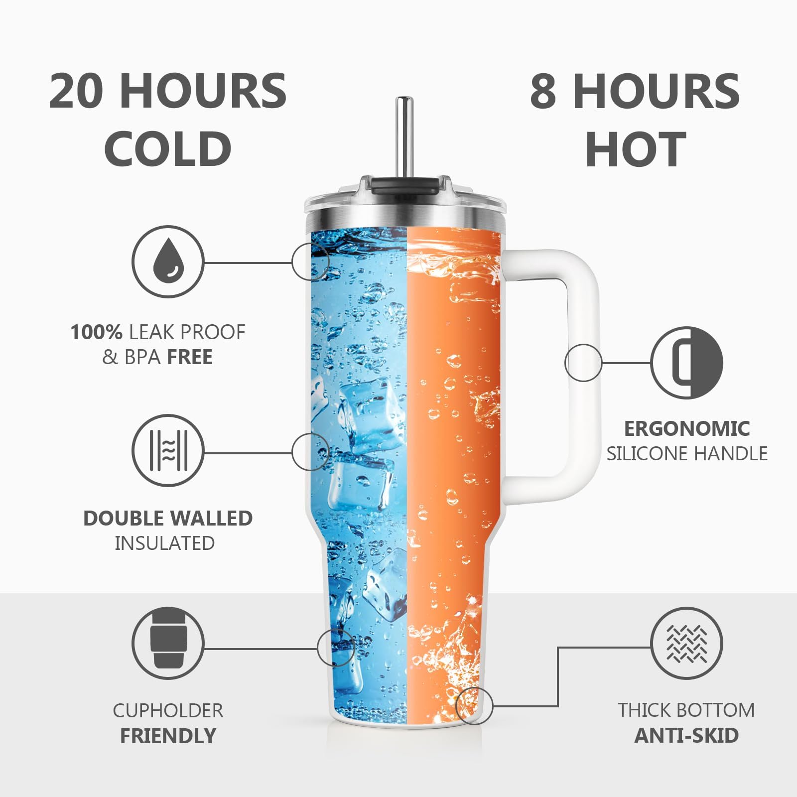GoMelley Doctor Graduation tumbler with leak-proof lid is travel-ready and practical.