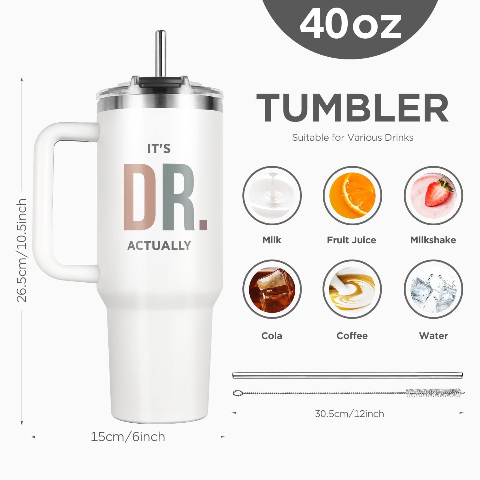 GoMelley Doctor PhD tumbler double-wall insulation preserves temperature during study sessions.
