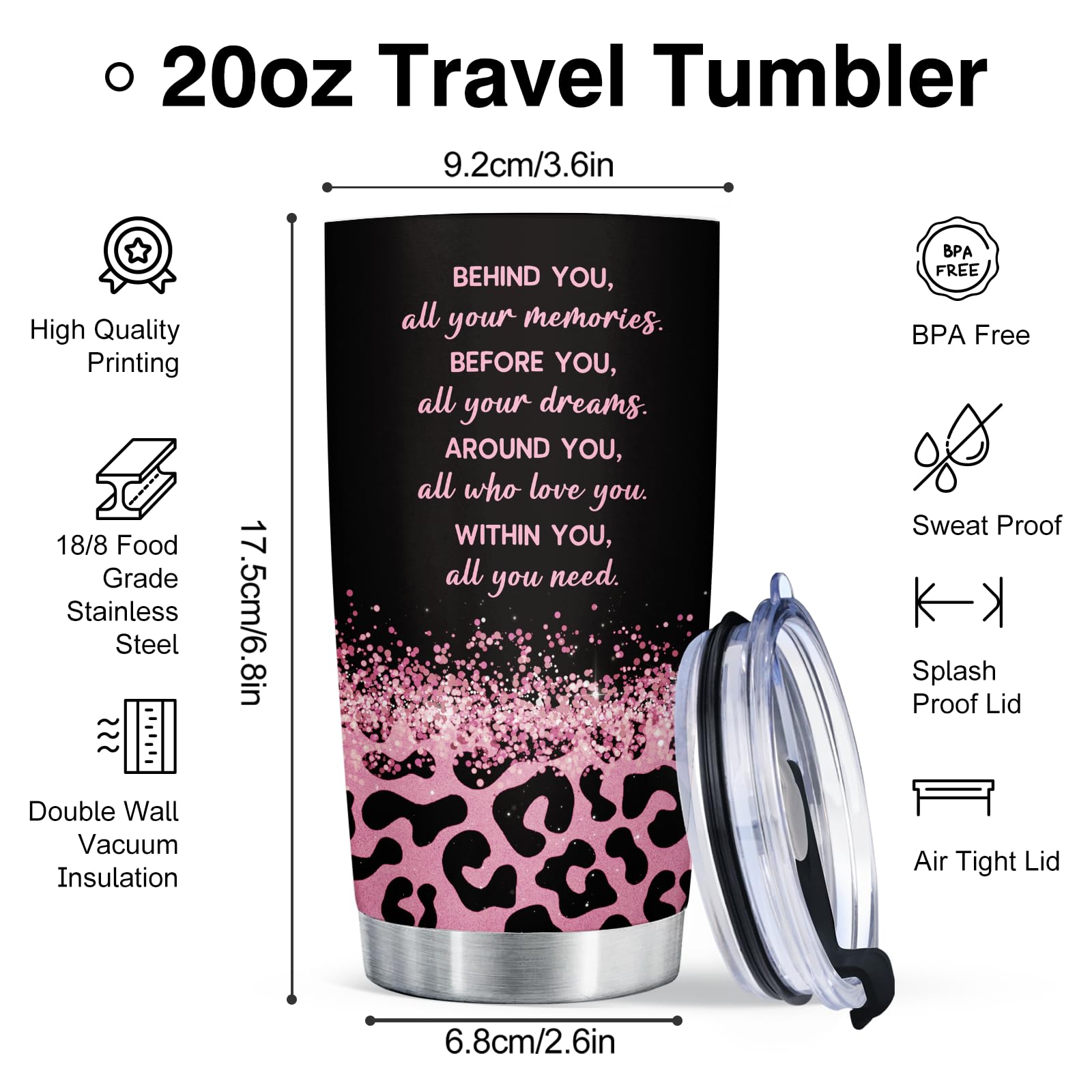 GoMelley splash-proof lid travel mug for hydration on the move