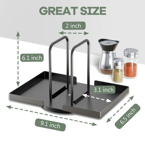Gomyrod kitchen countertop organizer saves space on busy counters.