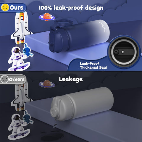 Gonfoam 2-pack with stickers supports routine hydration at school.