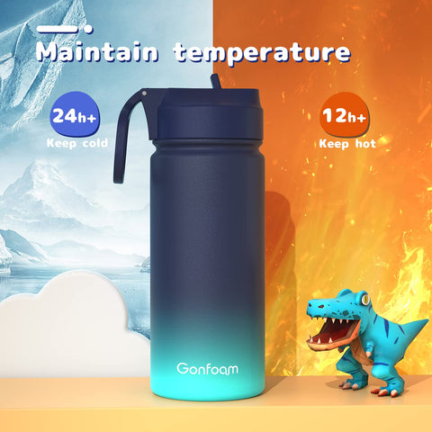 Gonfoam wide mouth with straw brush enables quick cleaning and hygiene.