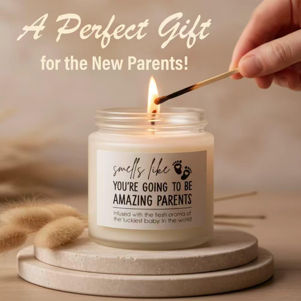 GONGHUAN signature candle creates a calming moment for parents