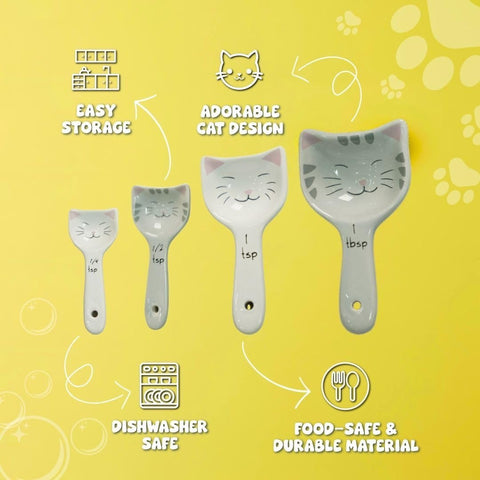 Goodscious cat-themed kitchen accessories add charm and practical storage