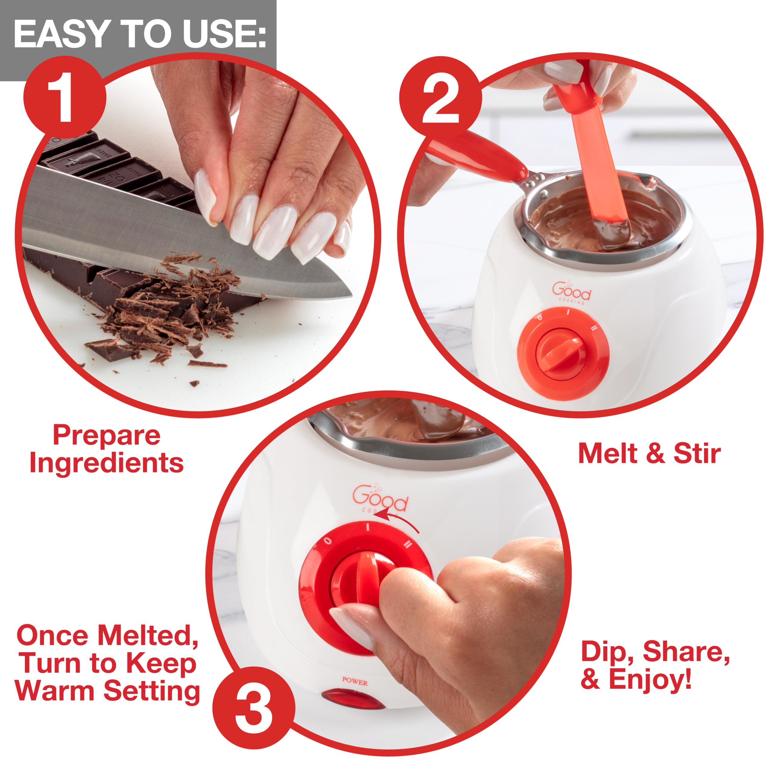 Good Cooking holiday candy bar making kit for festive desserts.