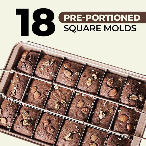 Good Dee's brownie pan allows post-bake customization with toppings.