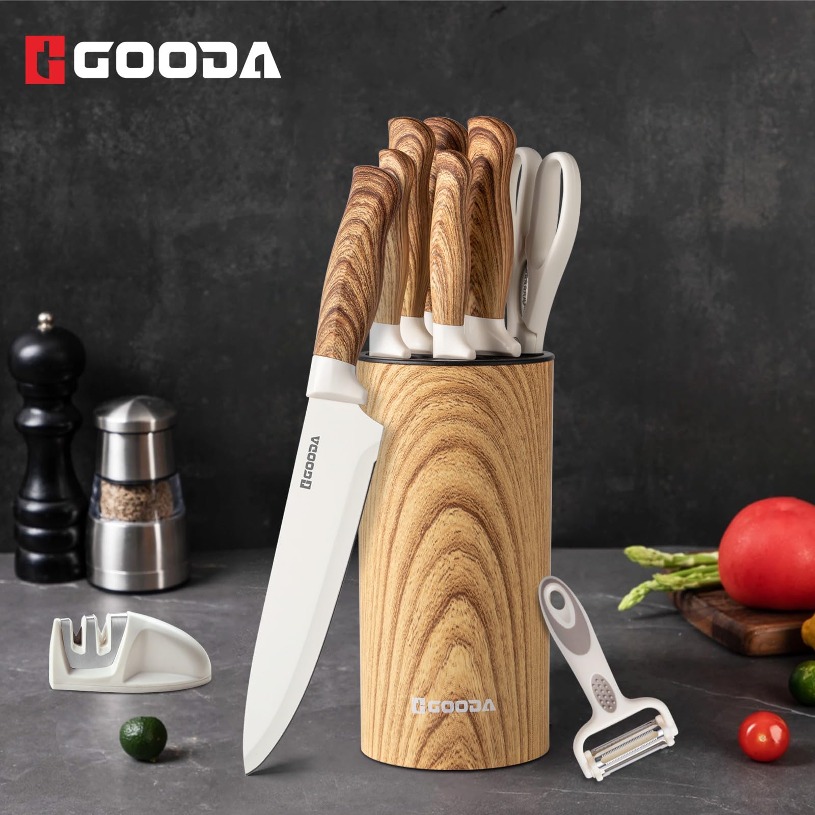GOODA 5-inch utility knife ideal for versatile prep